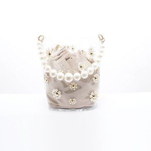 NWT ROSANTICA Pearl-Embellished bag